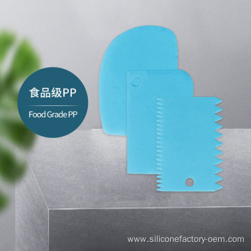 100% Edible Silicone Cake Cream Scraper Wafer Scraper